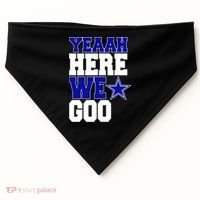Dallas Here We Go Football USA-Made Doggie Bandana thumb 0