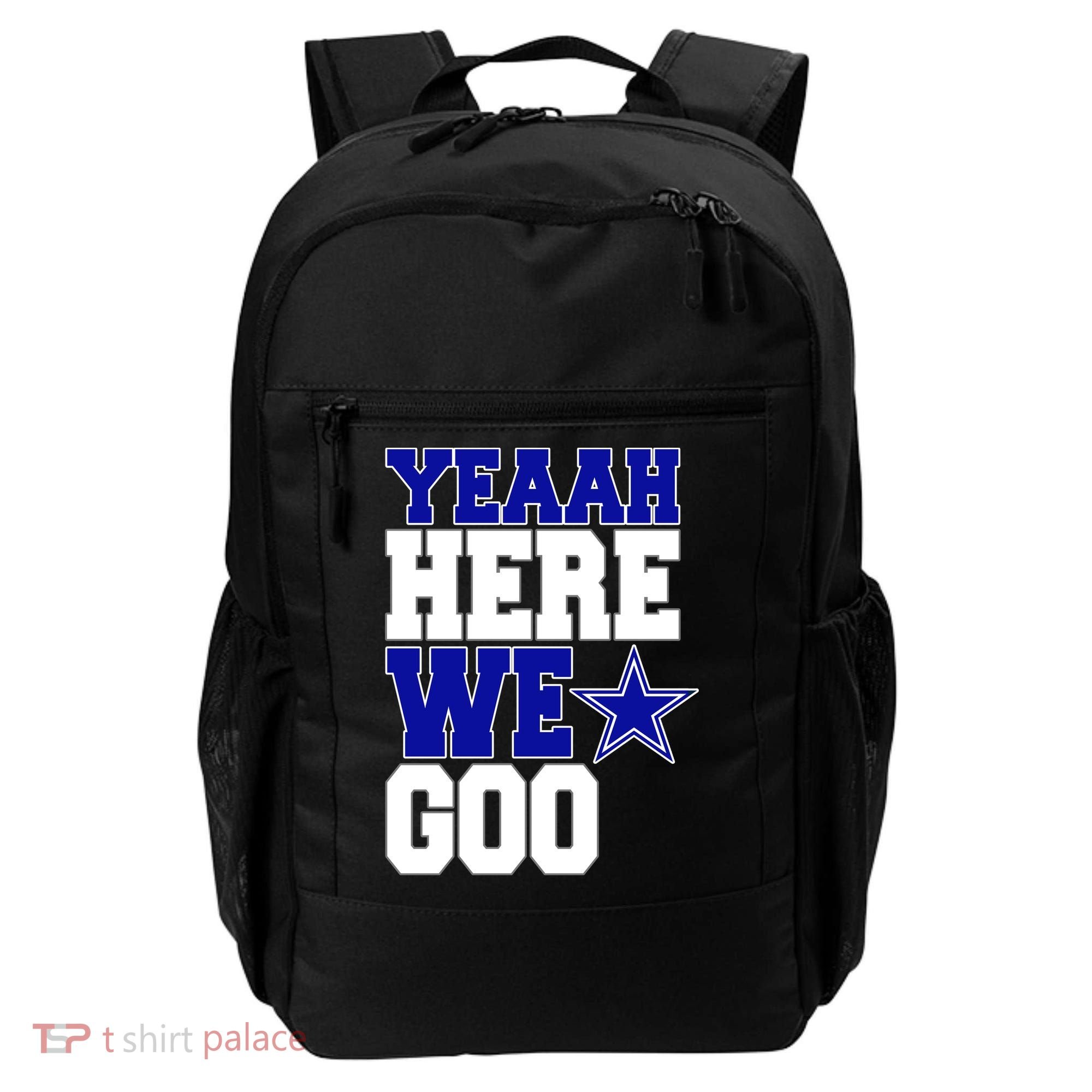 Dallas Here We Go Football Backpack