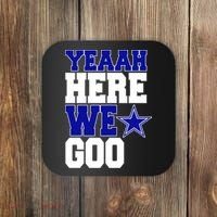 Dallas Here We Go Football Coaster thumb 0