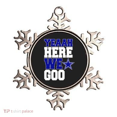 Dallas Here We Go Football Ornament
