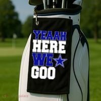 Dallas Here We Go Football Golf Towel thumb 2