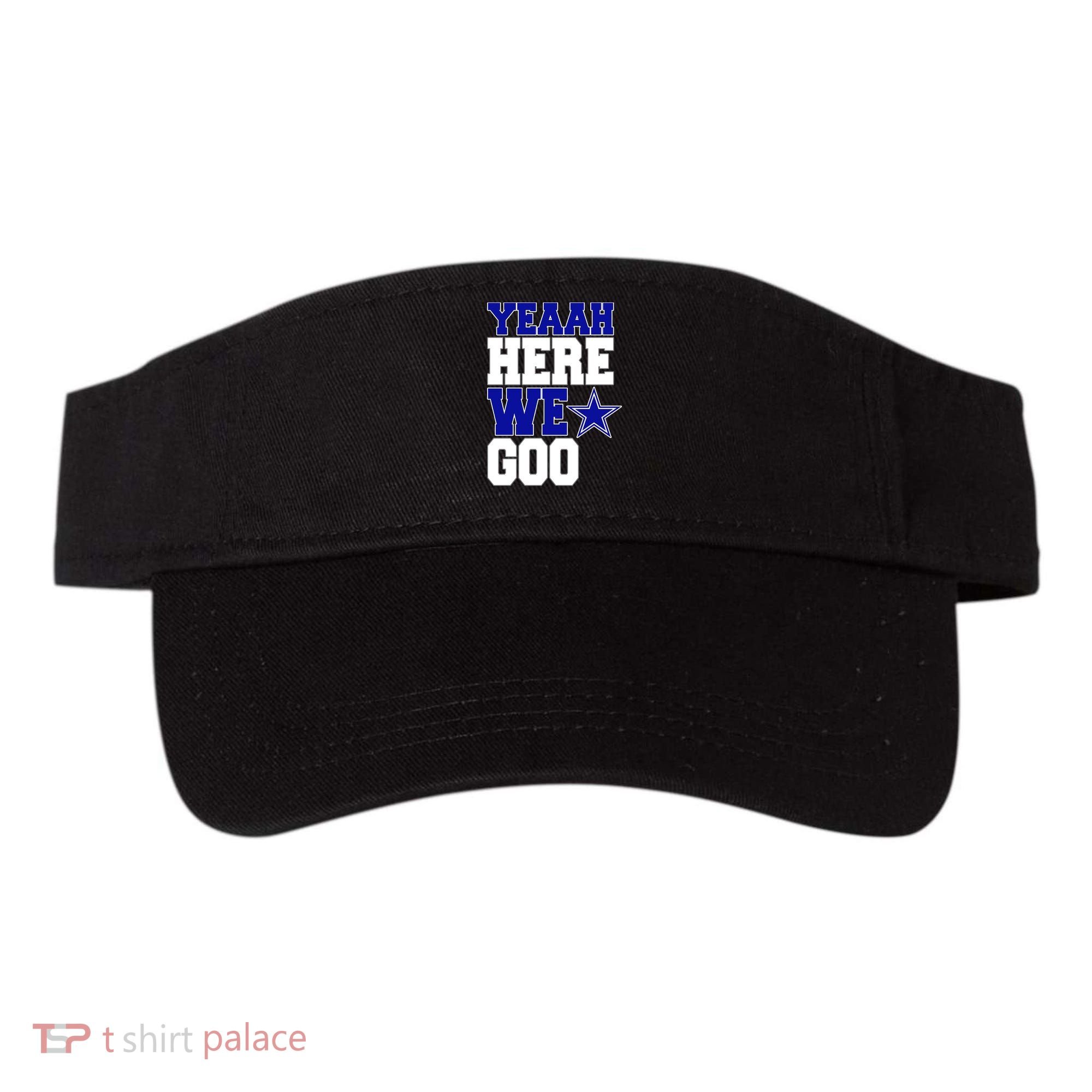 Dallas Here We Go Football Visor