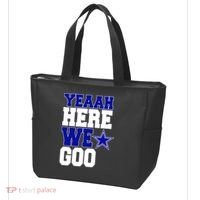 Dallas Here We Go Football Tote Bag thumb 3