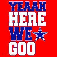 Dallas Here We Go Football Santa Hat thumb 1