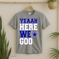Dallas Here We Go Football T-Shirt thumb 2