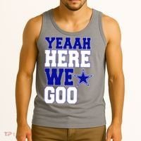 Dallas Here We Go Football Tank Top thumb 3