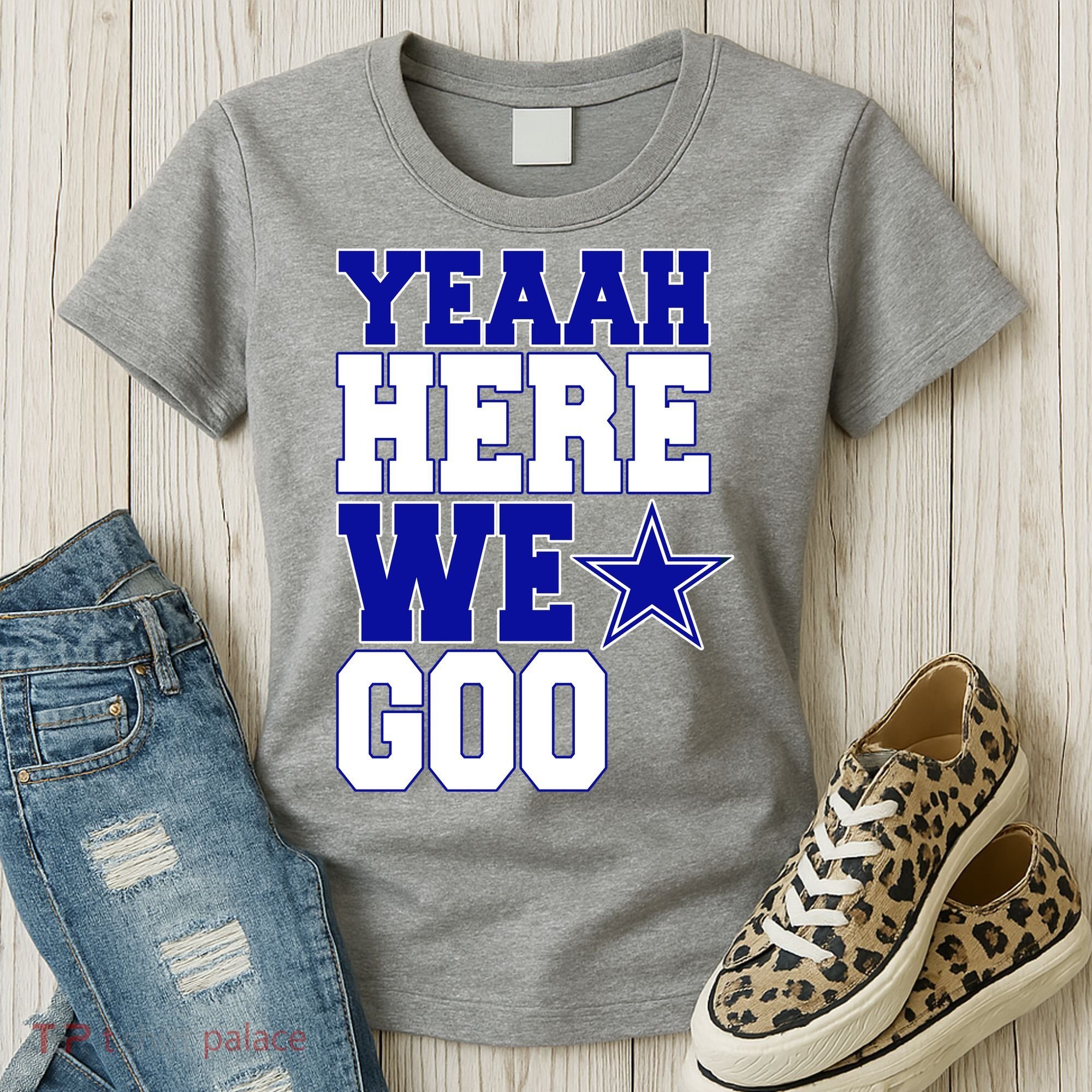 Dallas Here We Go Football Women's T-Shirt