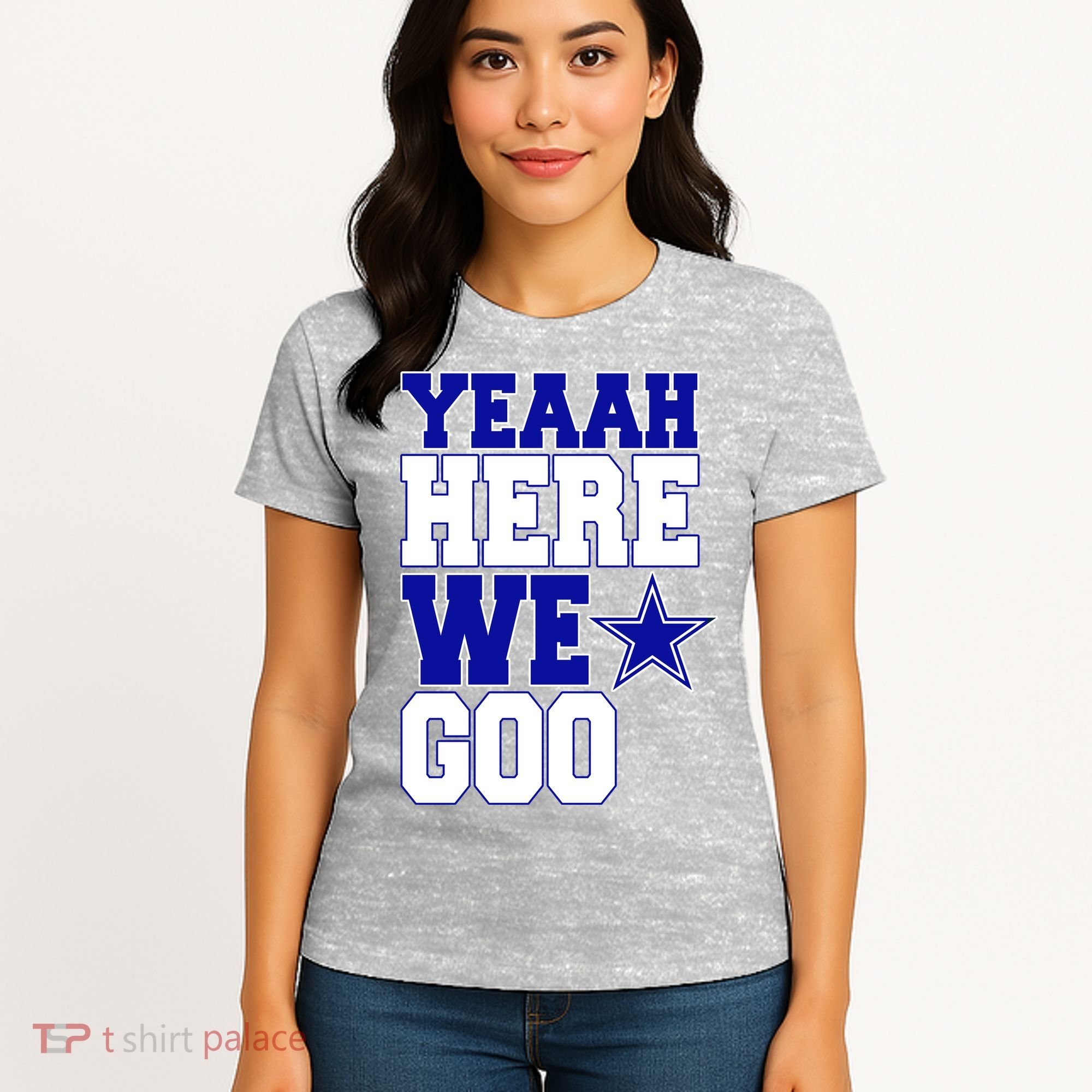 Dallas Here We Go Football Women's T-Shirt