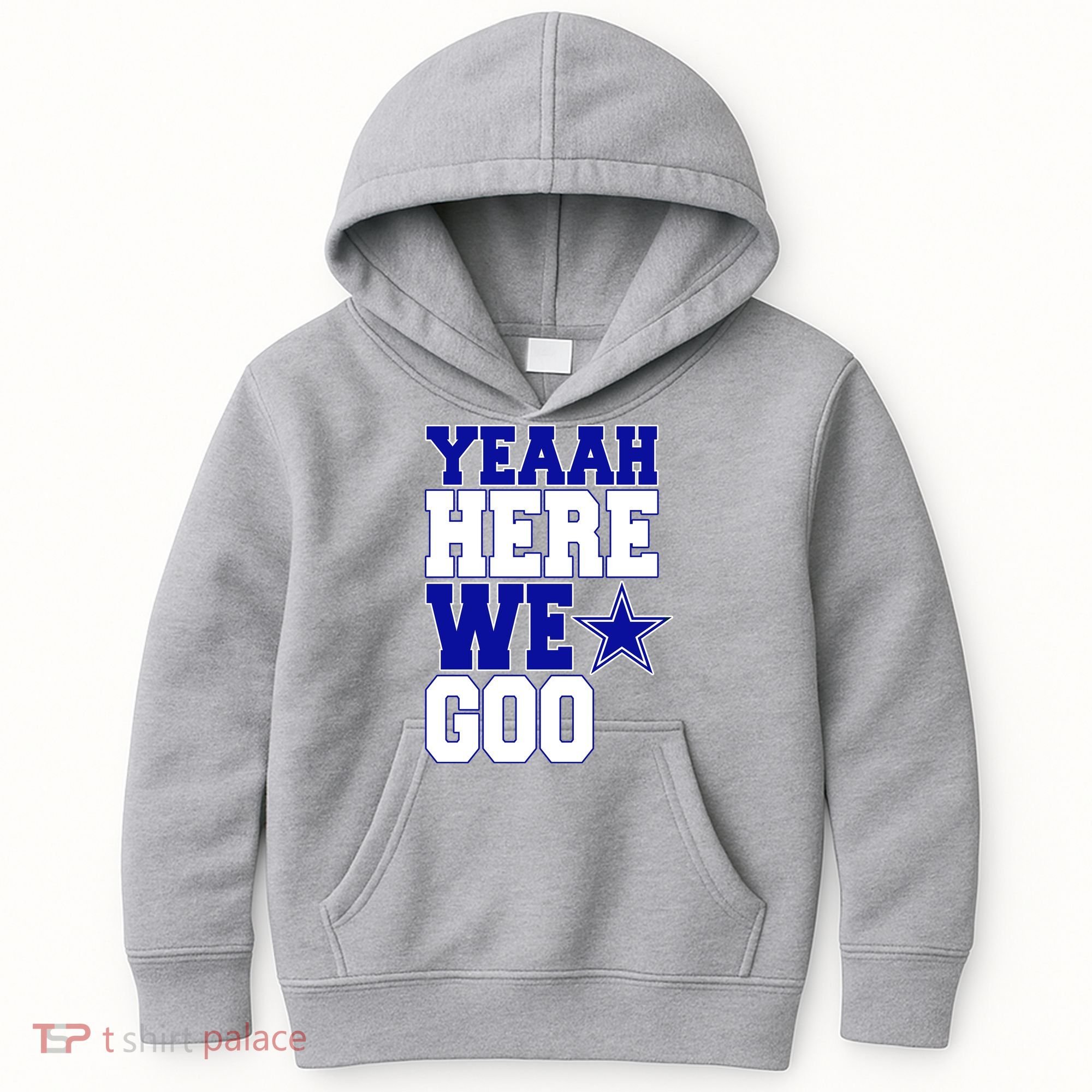 Dallas Here We Go Football Kids Hoodie
