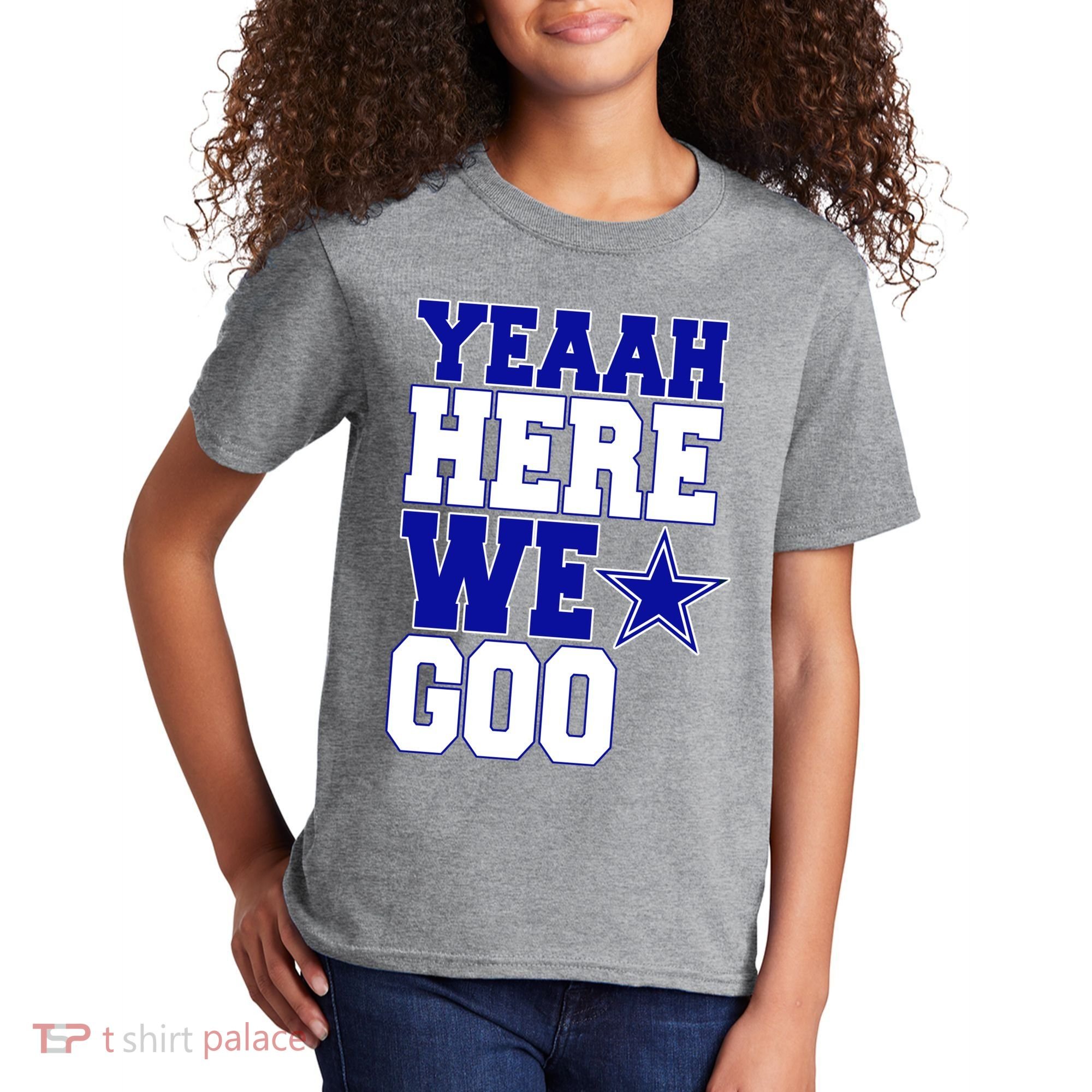 Dallas Here We Go Football Kids T-Shirt