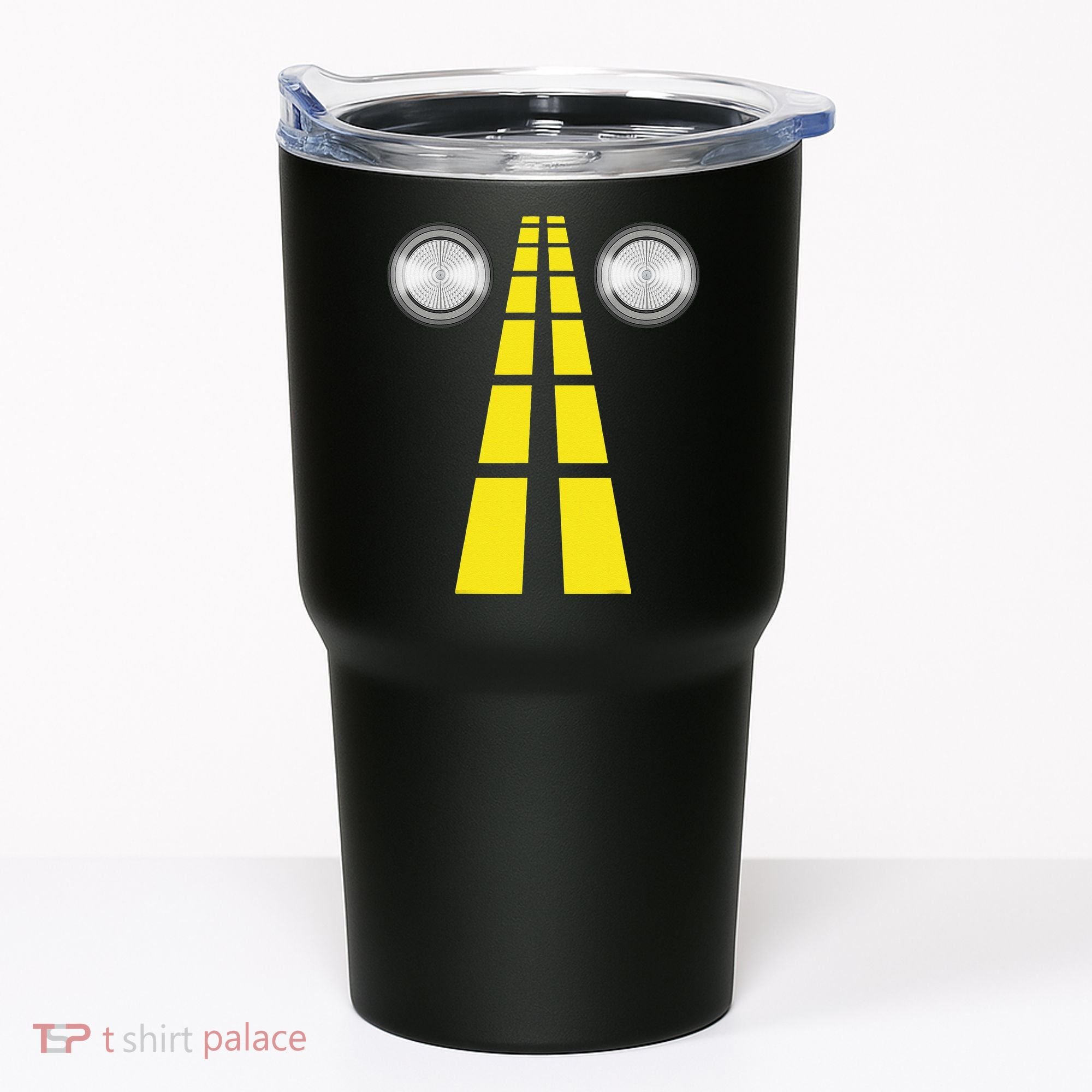 Deer Headlights With Road Markings Couples Costume Halloween Tumbler