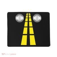 Deer Headlights With Road Markings Couples Costume Halloween Mousepad thumb 0