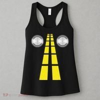Deer Headlights With Road Markings Couples Costume Halloween Women's Tank Top thumb 3