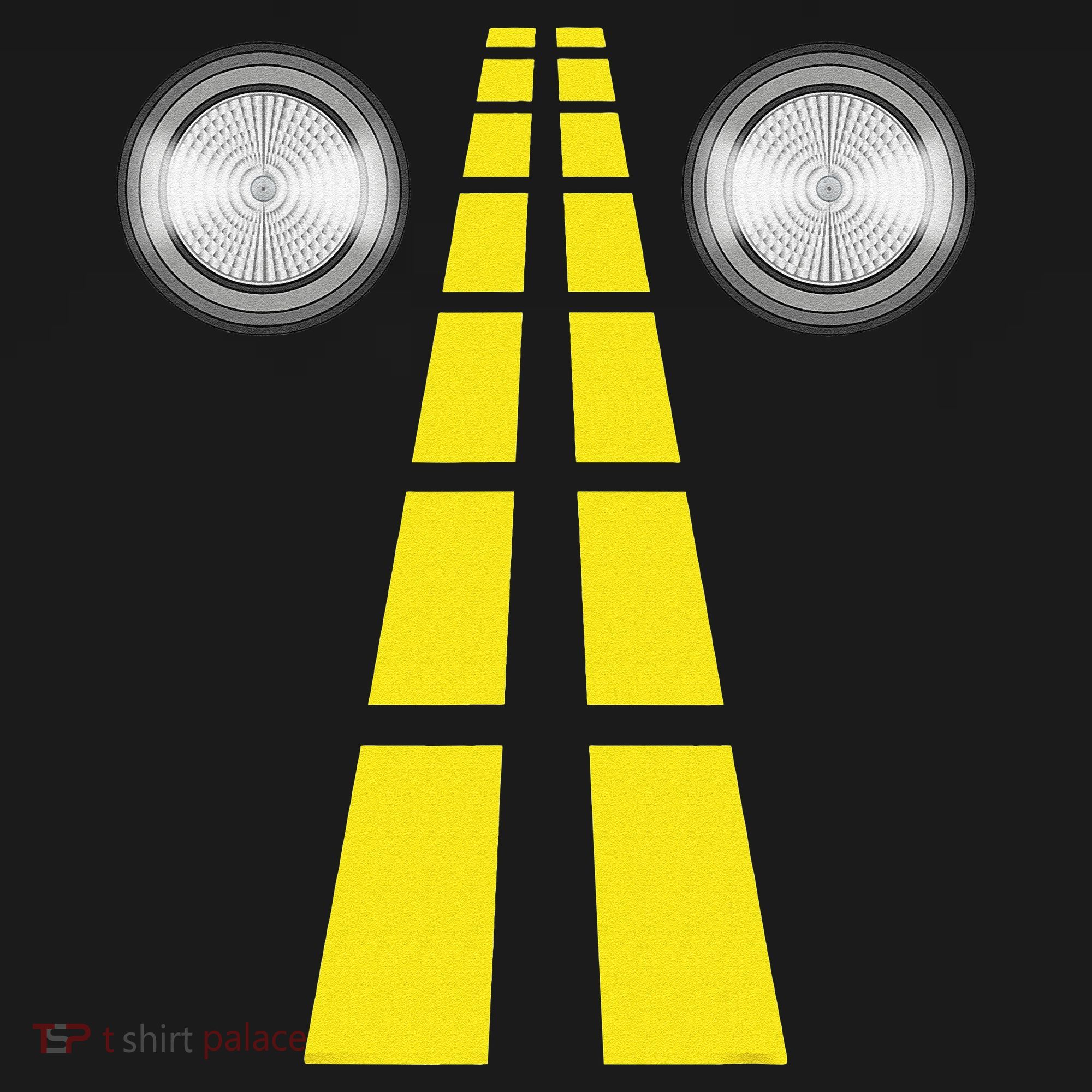Deer Headlights With Road Markings Couples Costume Halloween Women's Tank Top