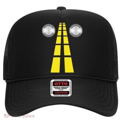 Deer Headlights With Road Markings Couples Costume Halloween Hat