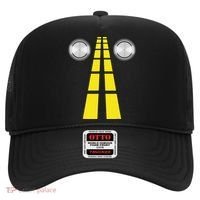 Deer Headlights With Road Markings Couples Costume Halloween Hat thumb 0