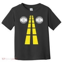 Deer Headlights With Road Markings Couples Costume Halloween Toddler T-Shirt thumb 0