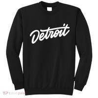 Detroit Hand Written Script Logo Sweatshirt thumb 0