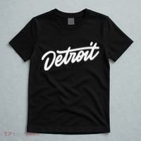 Detroit Hand Written Script Logo T-Shirt thumb 5