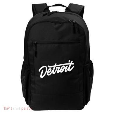 Detroit Hand Written Script Logo Backpack