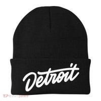 Detroit Hand Written Script Logo Beanie thumb 0