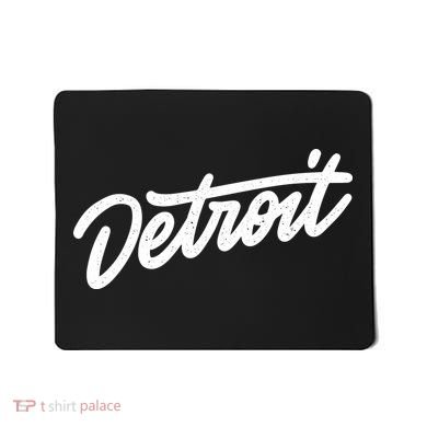 Detroit Hand Written Script Logo Mousepad