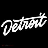 Detroit Hand Written Script Logo Women's Tank Top thumb 5