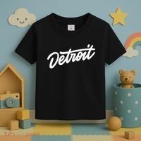 Detroit Hand Written Script Logo Toddler T-Shirt thumb 3