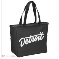 Detroit Hand Written Script Logo Tote Bag thumb 2