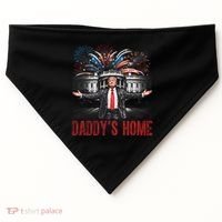 Daddys Home White House President Donald Trump USA-Made Doggie Bandana thumb 0