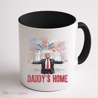 Daddys Home White House President Donald Trump Coffee Mug thumb 1