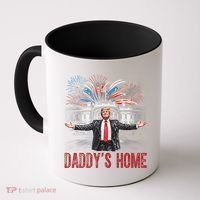Daddys Home White House President Donald Trump Coffee Mug thumb 0