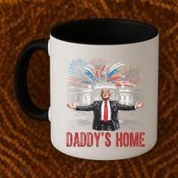 Daddys Home White House President Donald Trump Coffee Mug thumb 2