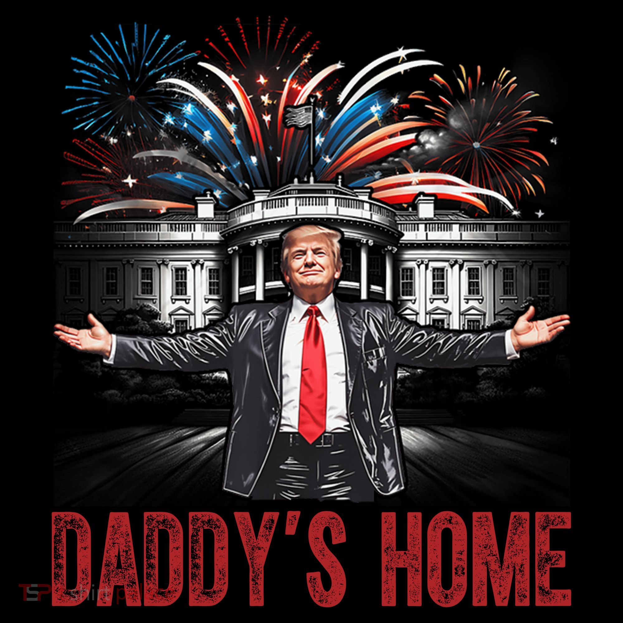 Daddys Home White House President Donald Trump Coffee Mug