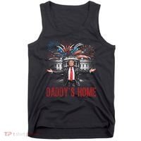 Daddys Home White House President Donald Trump Tank Top thumb 0