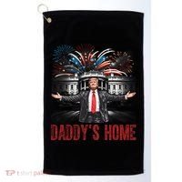 Daddys Home White House President Donald Trump Golf Towel thumb 0