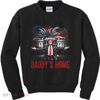 Daddys Home White House President Donald Trump Kids Sweatshirt thumb 0