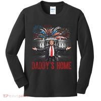 Daddys Home White House President Donald Trump Kids Long Sleeve Shirt thumb 0