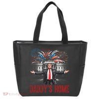 Daddys Home White House President Donald Trump Tote Bag thumb 0