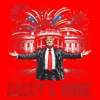 Daddys Home White House President Donald Trump Santa Hat thumb 1