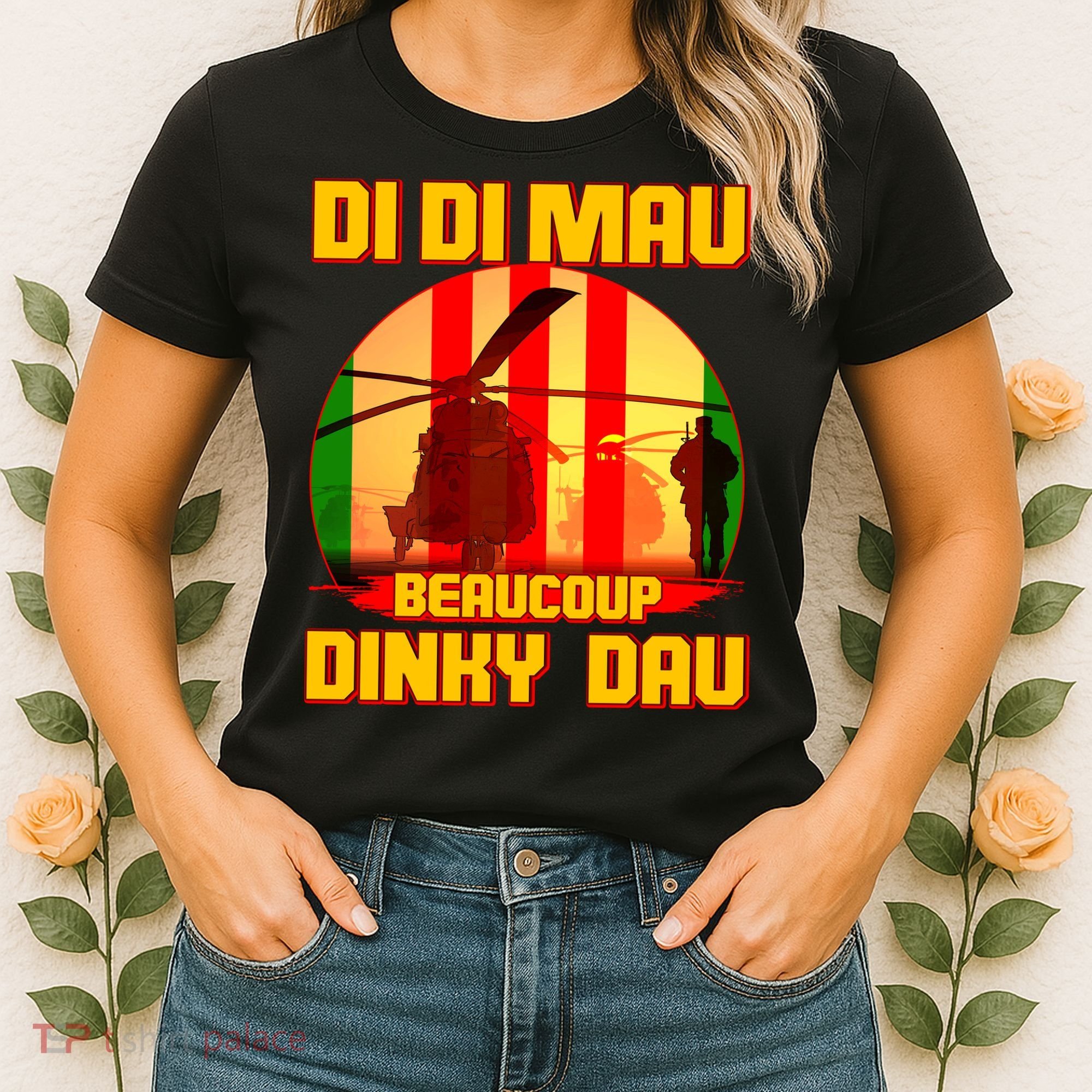DI DI MAU Beaucoup Dinky Dau Vietnam Vet Women's T-Shirt