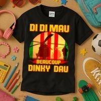 DI DI MAU Beaucoup Dinky Dau Vietnam Vet Kids T-Shirt thumb 3
