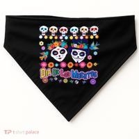 Dia De Los Muertos  Day of the Dead USA-Made Doggie Bandana thumb 0