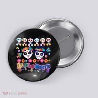 Dia De Los Muertos  Day of the Dead Button thumb 0