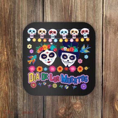 Dia De Los Muertos  Day of the Dead Coaster