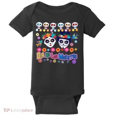 Dia De Los Muertos  Day of the Dead Baby Bodysuit
