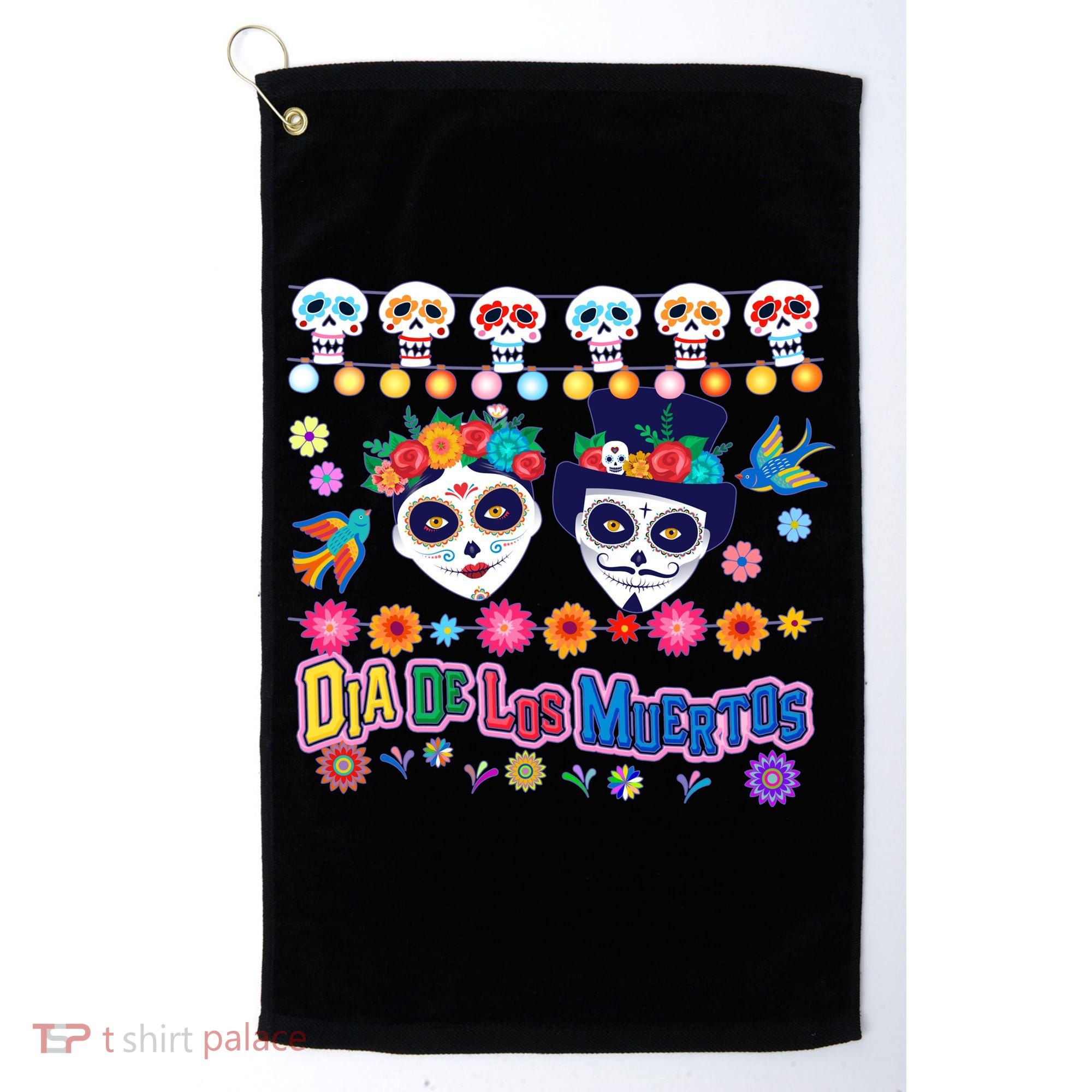 Dia De Los Muertos  Day of the Dead Golf Towel