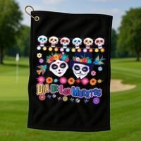 Dia De Los Muertos  Day of the Dead Golf Towel thumb 1