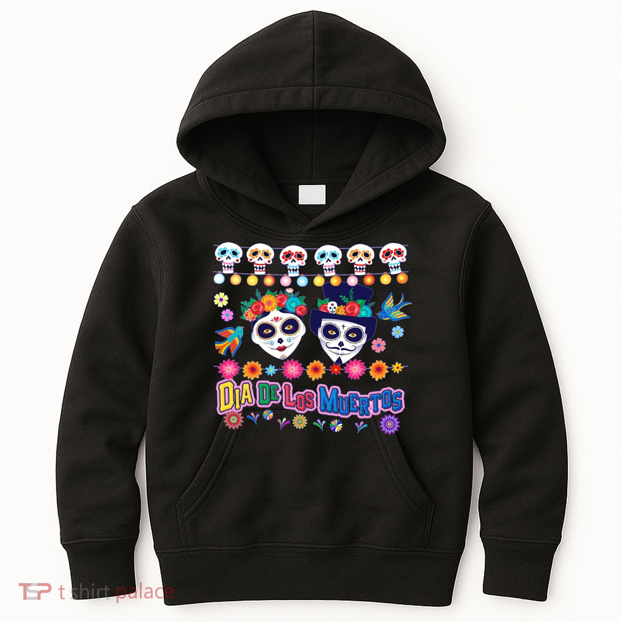 Dia De Los Muertos  Day of the Dead Kids Hoodie