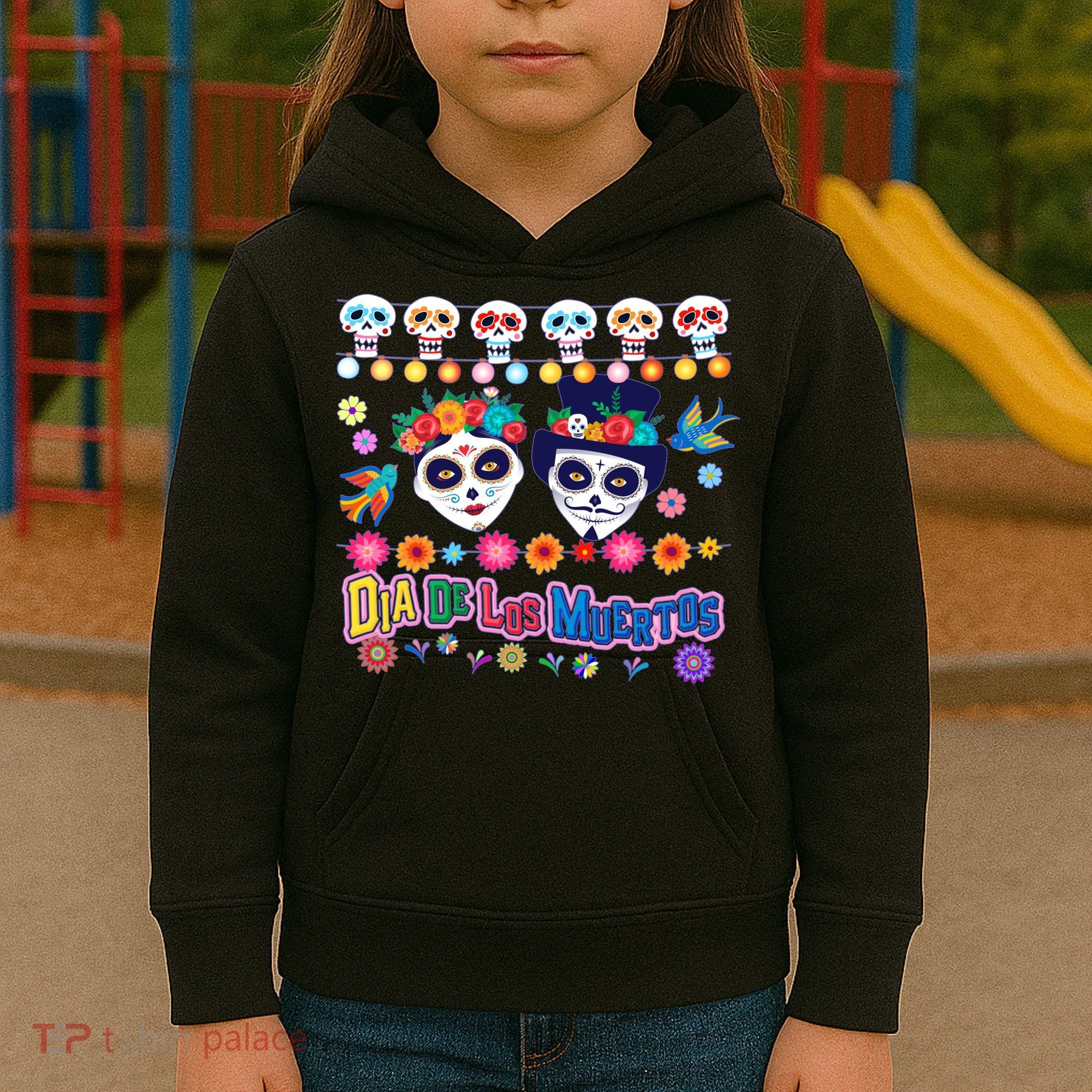 Dia De Los Muertos  Day of the Dead Kids Hoodie